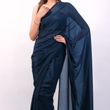 Trisha Blue Saree