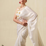 Yuvani white saree