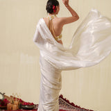 Yuvani white saree