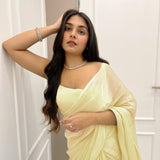 Yati yellow saree