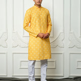 Aadarsh yellow kurta