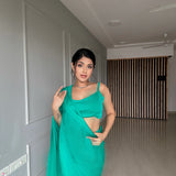Hridaya green saree