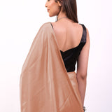 Copper Satin Saree