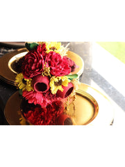 Vibrant Red Bouquet Dry Flowers Aynaa 