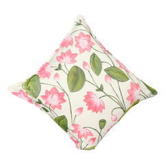 Pichwai Lotus Handpainted Cushion Cover Cushion Aynaa 