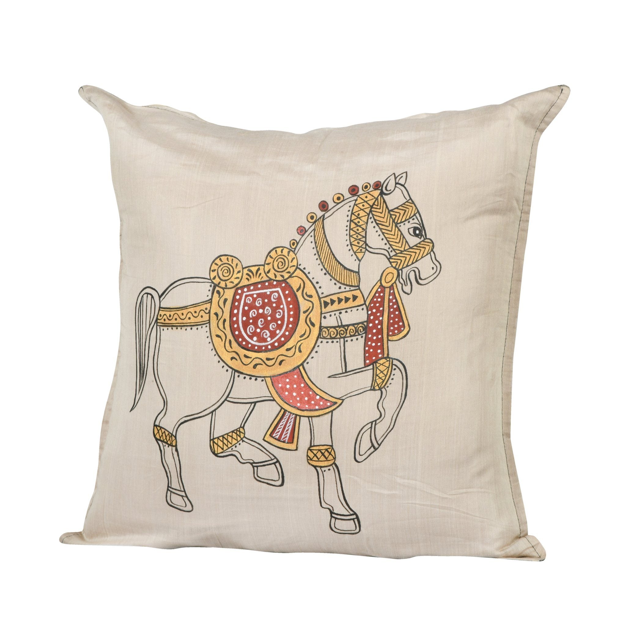 Handpainted Camel Cushion Cover Cushion Aynaa 