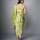 Neemli Pre draped Green Saree Sarees Aynaa 
