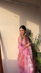 Jaipur Handpainted Saree Sarees Aynaa 